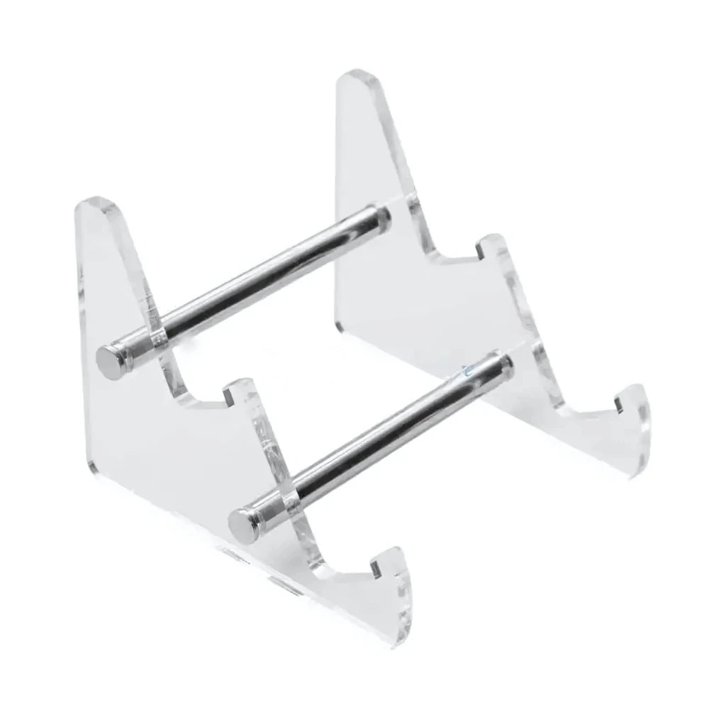 Acrylic mechanical keyboard holder 2 layered in a white background