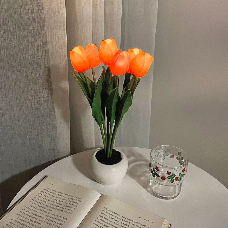 Aesthetic Tulip Night Lamp