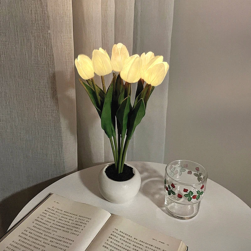 Aesthetic Tulip Night Lamp
