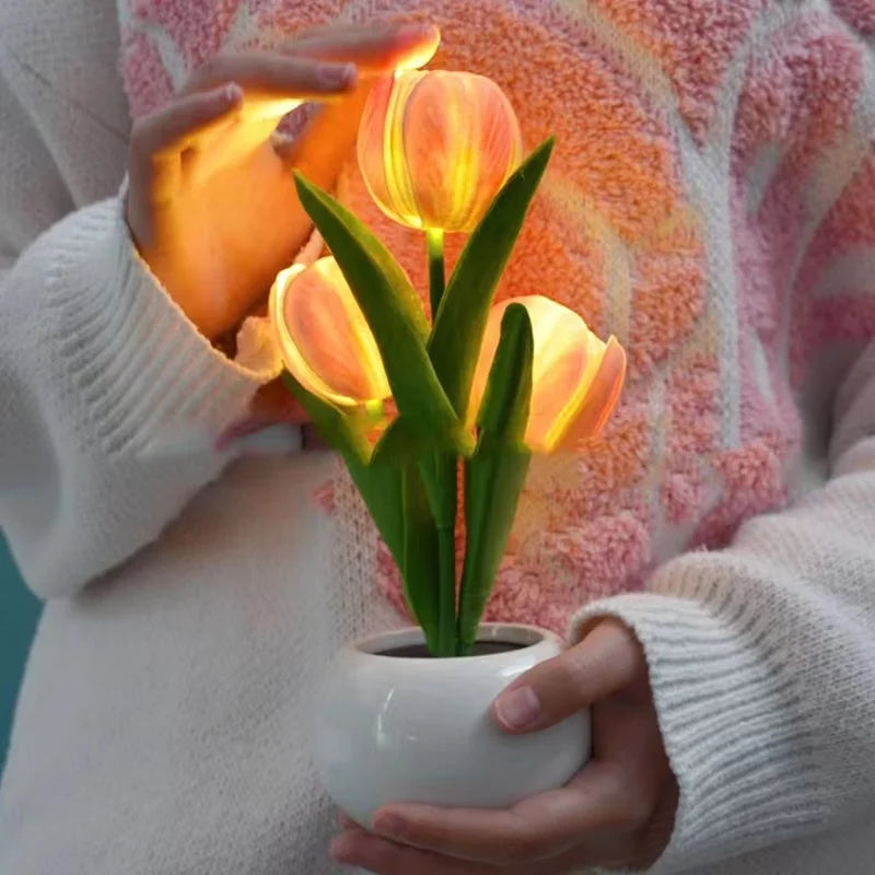Aesthetic Tulip Night Lamp