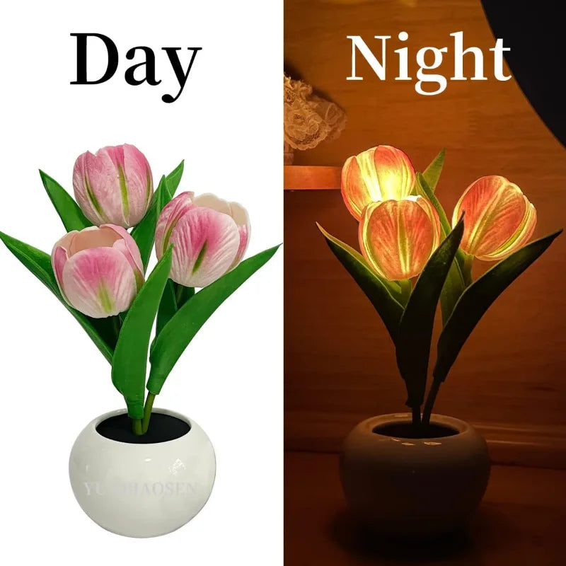 Aesthetic Tulip Night Lamp