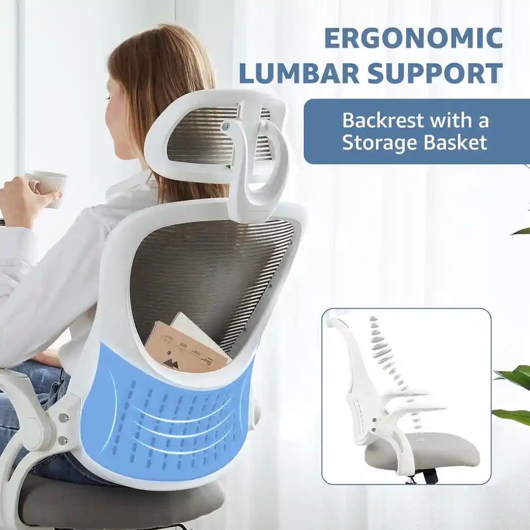 Ergonomic Desk Chair with Adjustable Arms