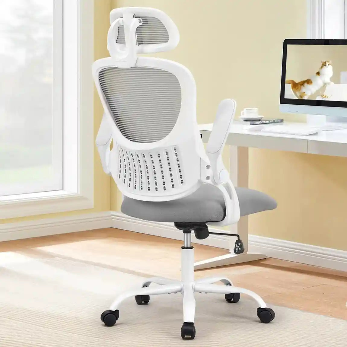 Ergonomic Desk Chair with Adjustable Arms