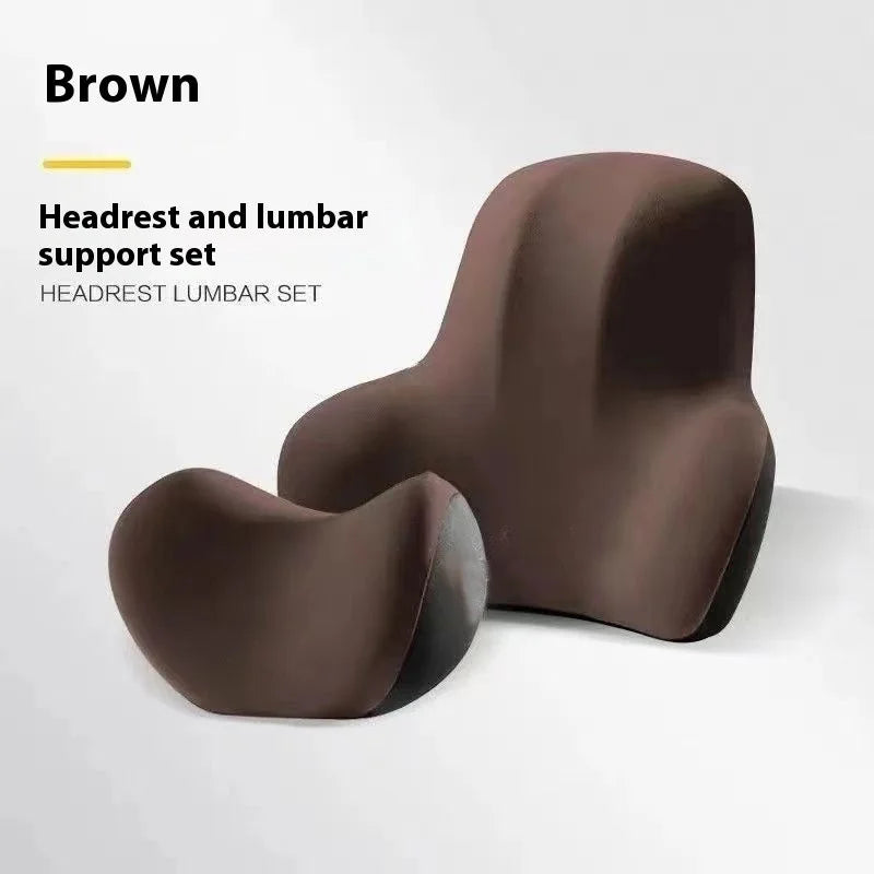 Memory Foam Back Seat Cushion Set