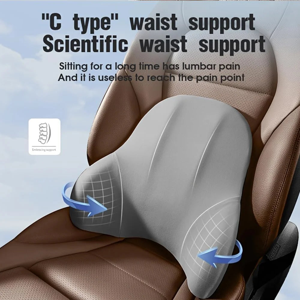 Memory Foam Back Seat Cushion Set