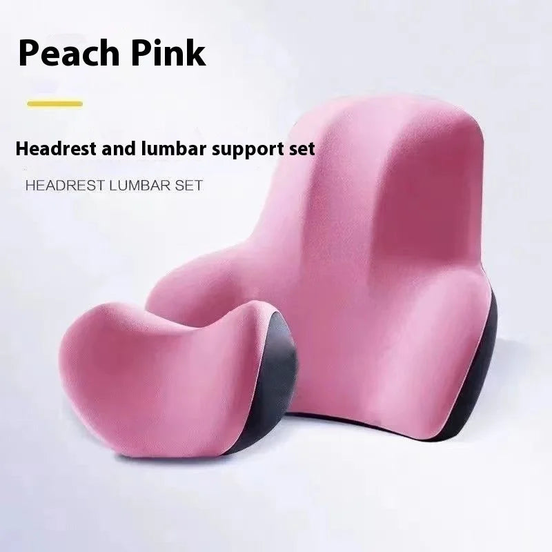 Memory Foam Back Seat Cushion Set