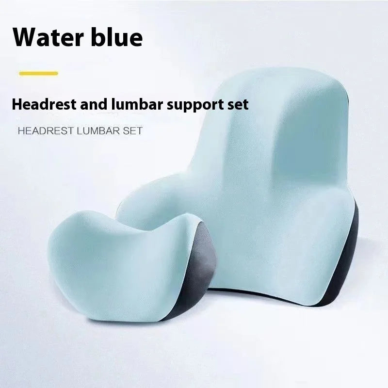 Memory Foam Back Seat Cushion Set