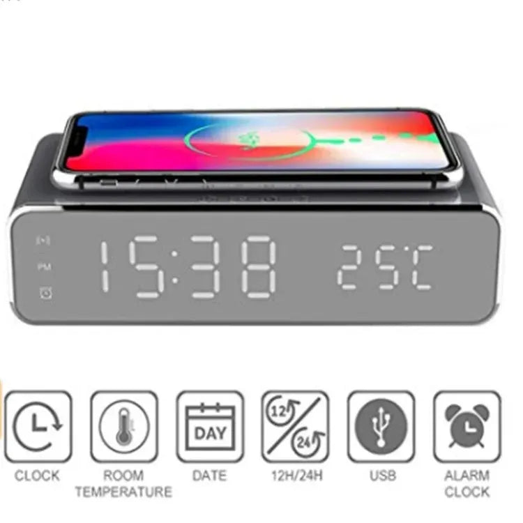 Wireless Charging Alarm Clock